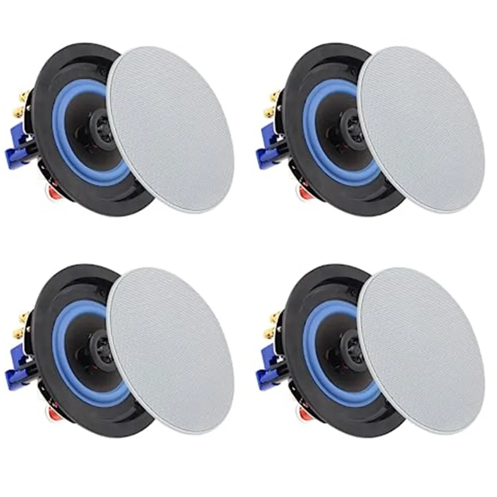 Bluetooth Wall Ceiling Speaker Herdio 4" 320 Watts 2-Way for Home Theater