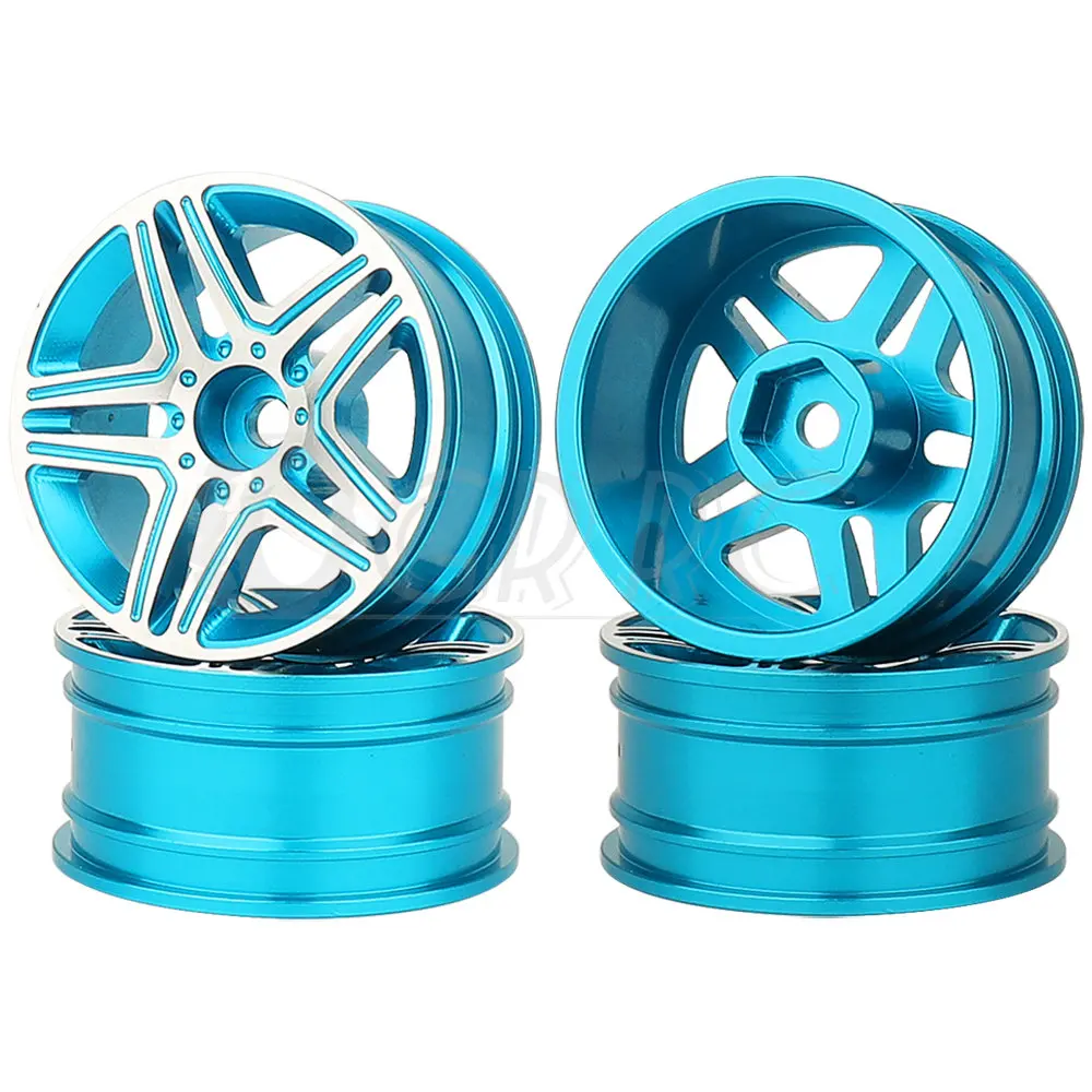 

4pcs Metal Wheel Rim Hub with Rubber Tire (optional) For MN86s 1/10 Tamiya RC Crawler Off Road Truck RC Car Upgraded Parts