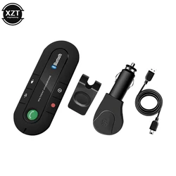 Wireless Bluetooth Car Kit with Hands - Free Calling, MP3 Music Player, and USB Power Receiver (Black)
