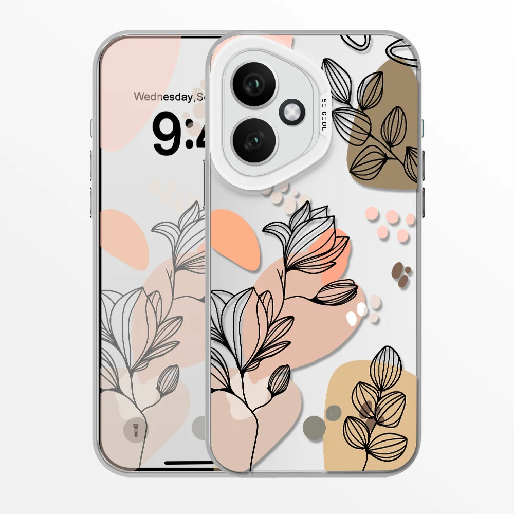 Charming Floral Design Phone Case Cover