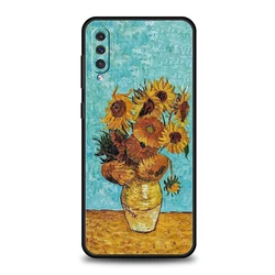 Van Gogh Sunflowers and Starry Night Artistic Phone Case Cover - Samsung A32 (A1)