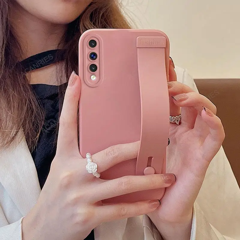 Premium Silicone Wrist Strap Stand Holder Cover with Hand Band