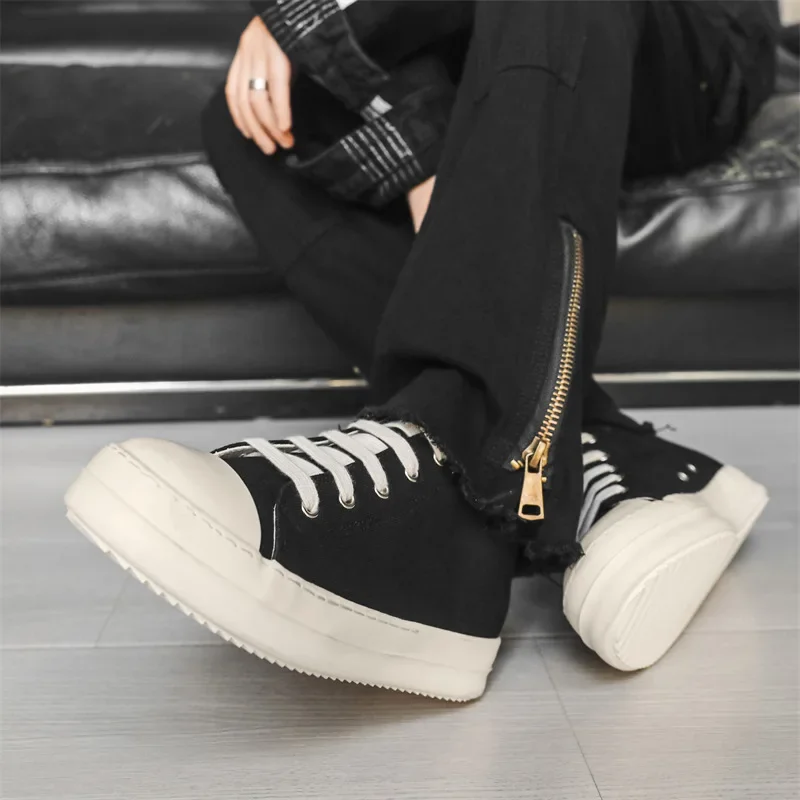 Men Women Casual Sneakers Skateboard Vulcanized Shoes Designed Running Tennis Sports Shoes Lace Up Comfortable Outdoor Sneakers 4