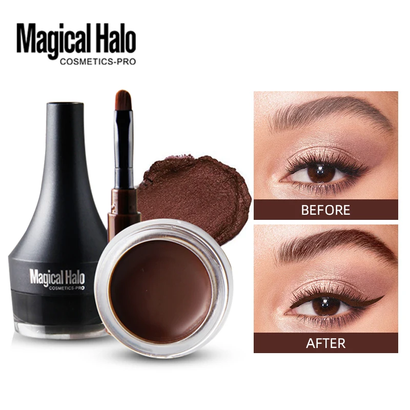 Magic Halo Sopracciglio Pomata Sopracciglia Mascara Naturale Impermeabile Di Lunga Durata Consistenza Cremosa Gel Per Sopracciglia Scolpito Colorato C