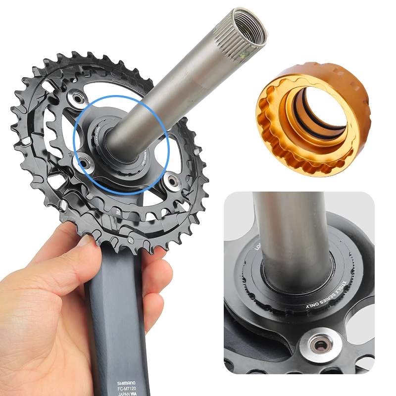 

Bicycle Direct Mount Chainring Installation Tools For M7100 M8100 M9100 12Speed Chainring Lock Ring Adapter Removal Tool