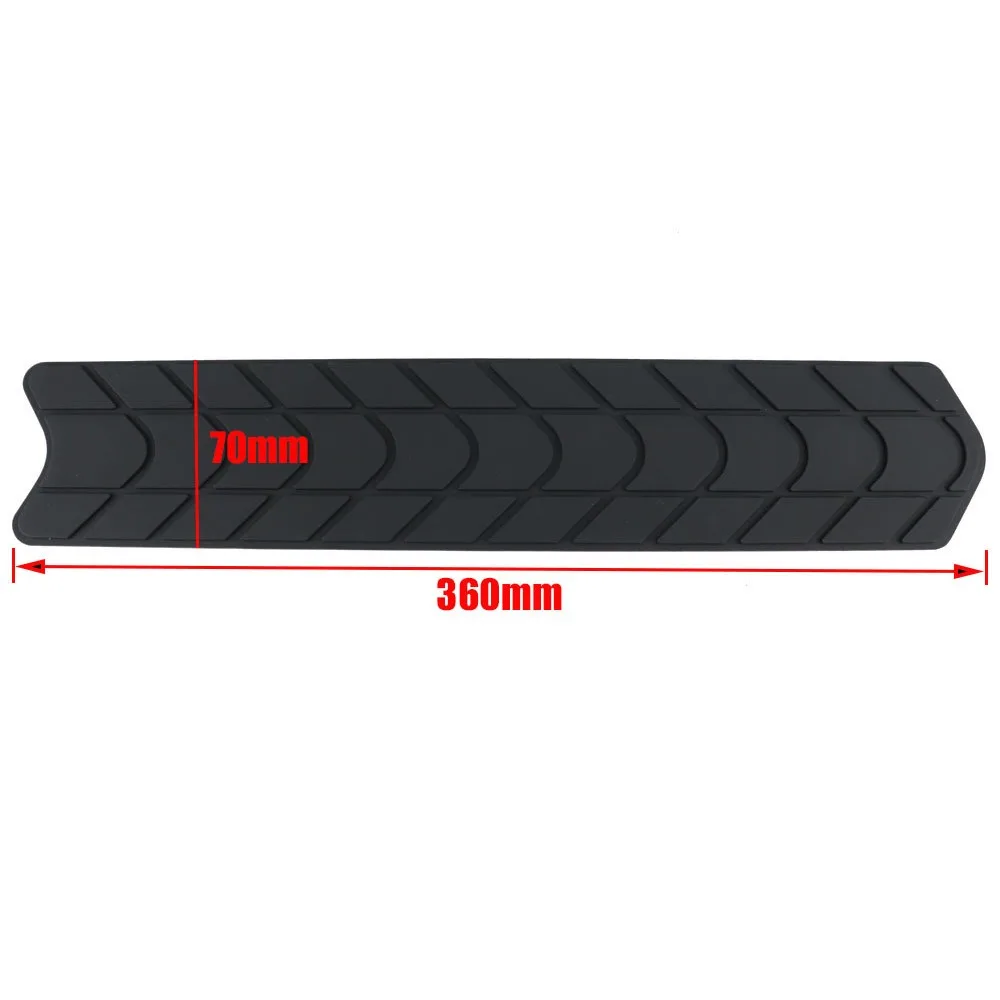 Pegatinas Antiarañazos Para Bicicleta – 4 Unidades, PVC Negro, 25x19 Cm, Impermeables, Fácil Aplicación