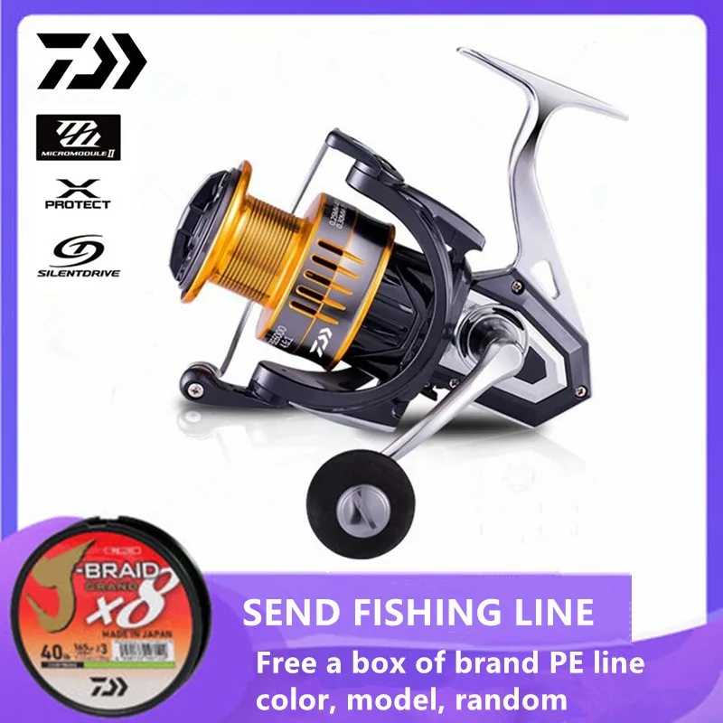 

Daiwa New All Metal Fishing Reel 15Kg Max Drag Power Spinning Wheel Fishing Coil Shallow Spool Suitable for All Waters