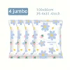 4/6pcs Vacuum Compression Storage Bags, Sealed Storage Containers For Clothes, Blankets, Shirts,   Wardrobe, travel must have 6