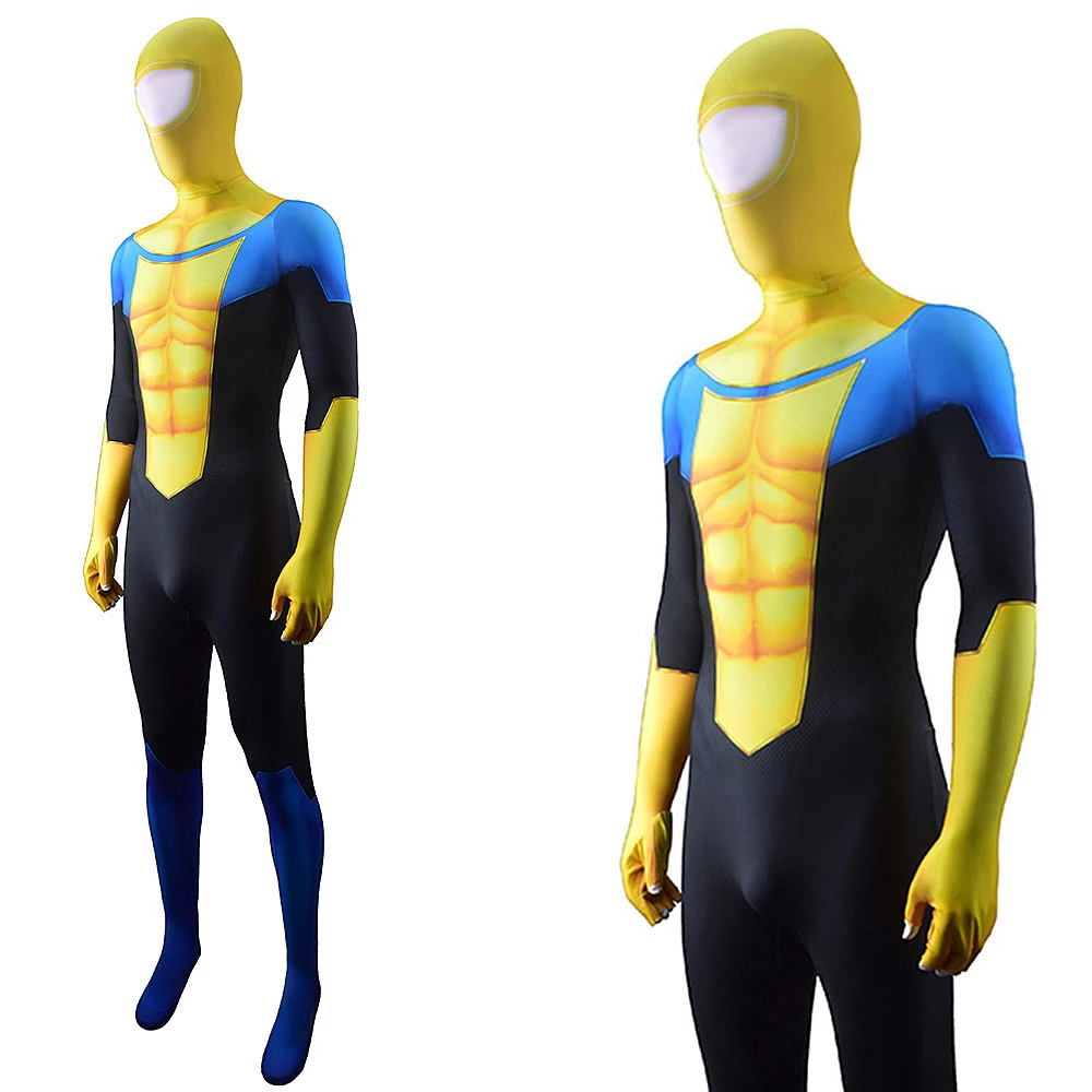 Image Comics-Inspired Invincible Spandex Bodysuit Cosplay Costume for Adults and Kids