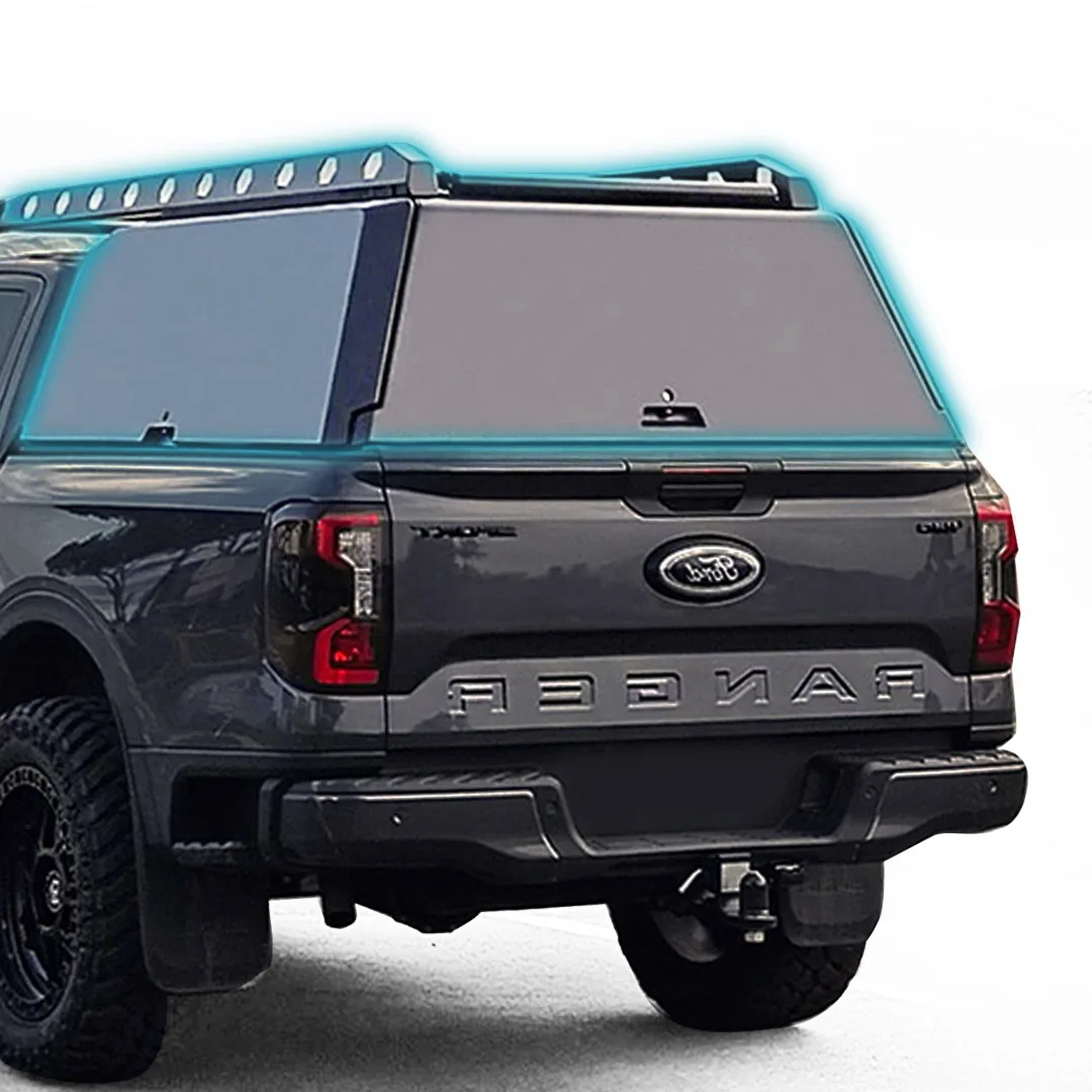 

LAMAX Customized 4wd Waterproof Alloy Truck Topper Camping With Handles For Toyota Hilux