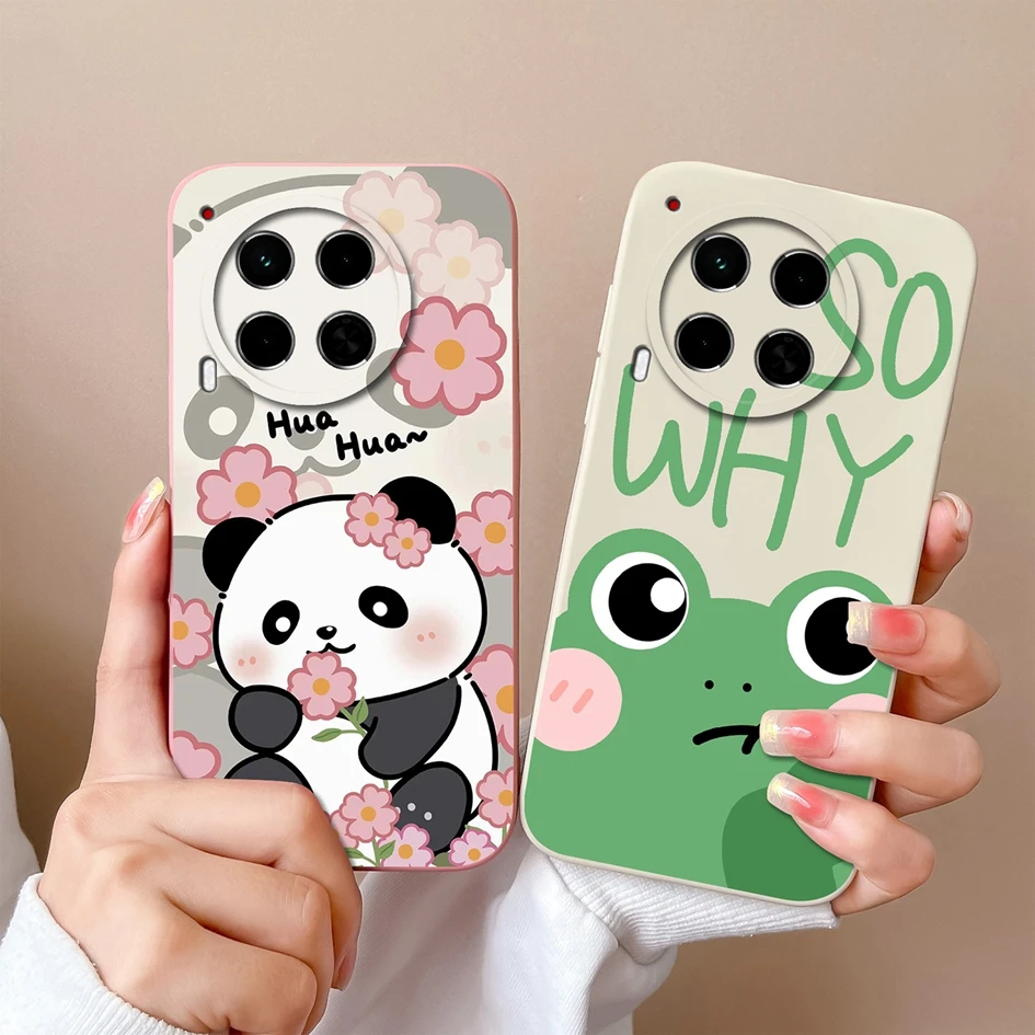 Luxury Soft Silicone Fashion Design Cover Case with Screen Protector