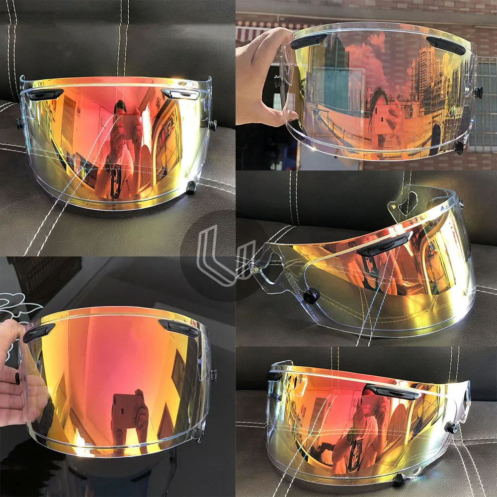 Protezione Uv Anti-Esplosione Casco Moto Visiera Occhiali Lente Adatta Per Arai Rx-7X Rx7X Corsair-X Rx-7V Xd Neo Av Vx Vas-V