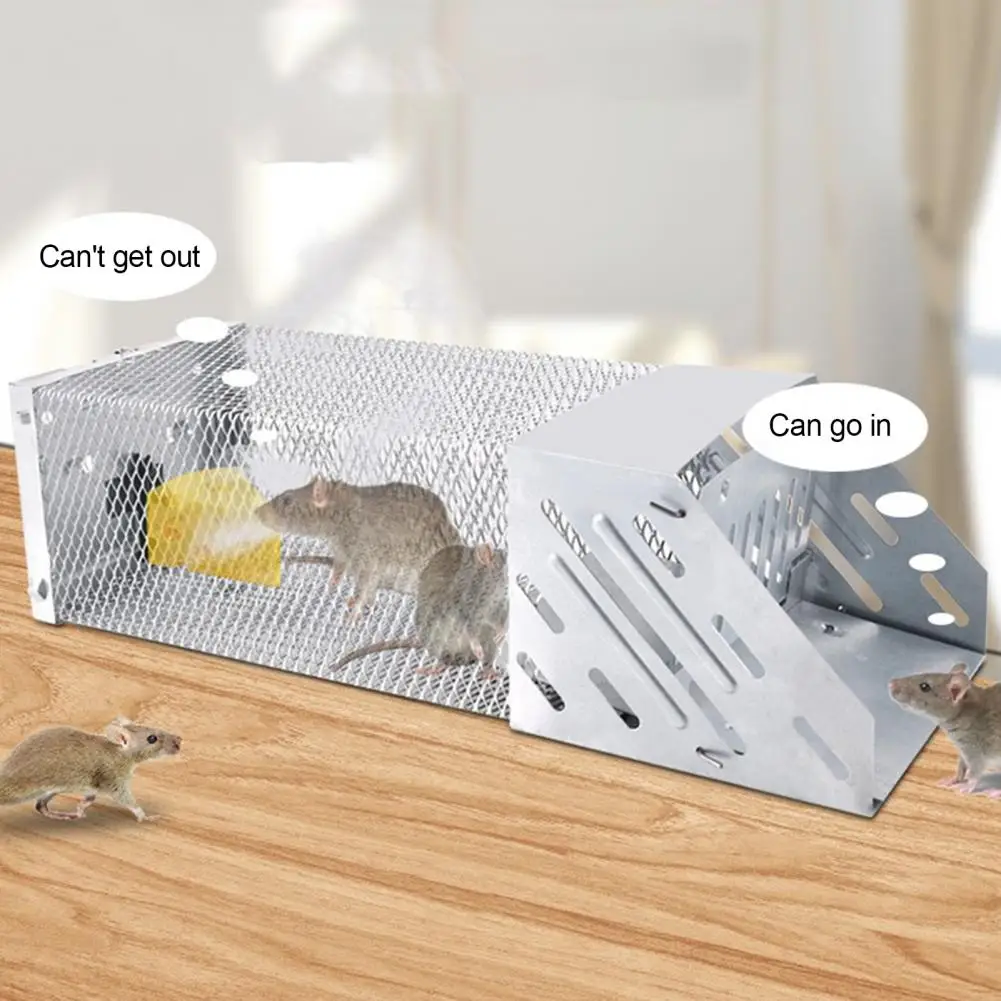SZHLUX - Trampa para ratas, trampas para ratones para interiores y  exteriores, pequeños roedores, ratones, jaula para hámsteres, captura y  liberación