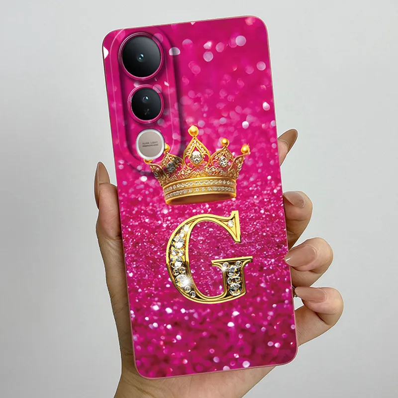 Luxury Letters Silicone Soft Phone Case with Camera Protection - Elegant Back Cover