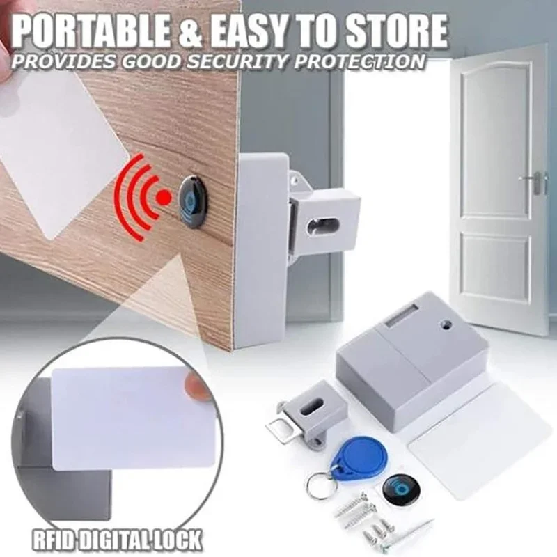 Smart Sensor RFID Hidden Security Digital Cabinet Lock/electronic Drawer Lock DIY