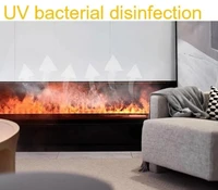 Уютная гарантия Светодиодный камин Не требует установки Безопасный для детей и домашних животных Испаритель Электрический камин без вентиляции 3d водяной пары — изображение 3