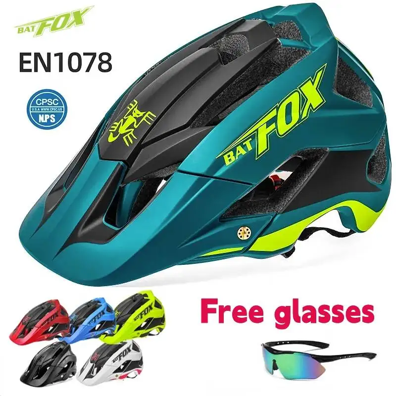 Batfox Men Cycling Road Mountain Bike Casco Capacete Da Bicicleta Casco Da Bicicletta Casco Mtb Casco Da Ciclismo Bike Cascos Bicicleta