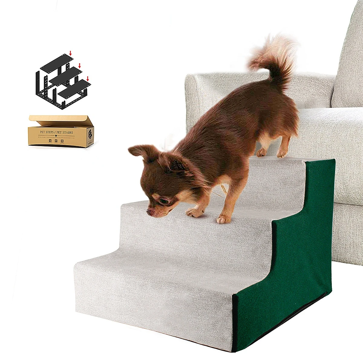 

Pet Ladder Cat Dog Ladder Assemble Clearomizer Disassembly Non-Slip Step Ladder Dog Bunk Bed Ramp for Dog Pet Supplies