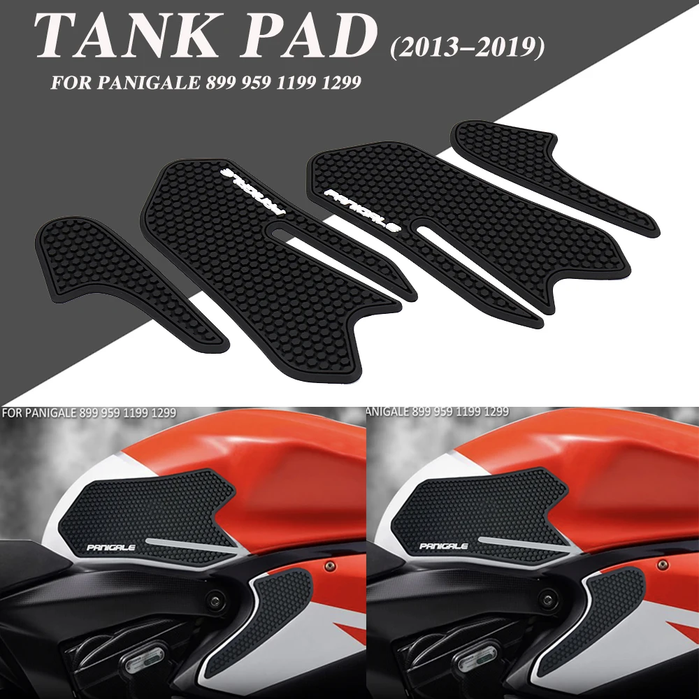 Tank Traction Pad Side Gas Fuel Knee Grip Protector Anti slip Sticker for Ducati Panigale 899 959 1199 1299 