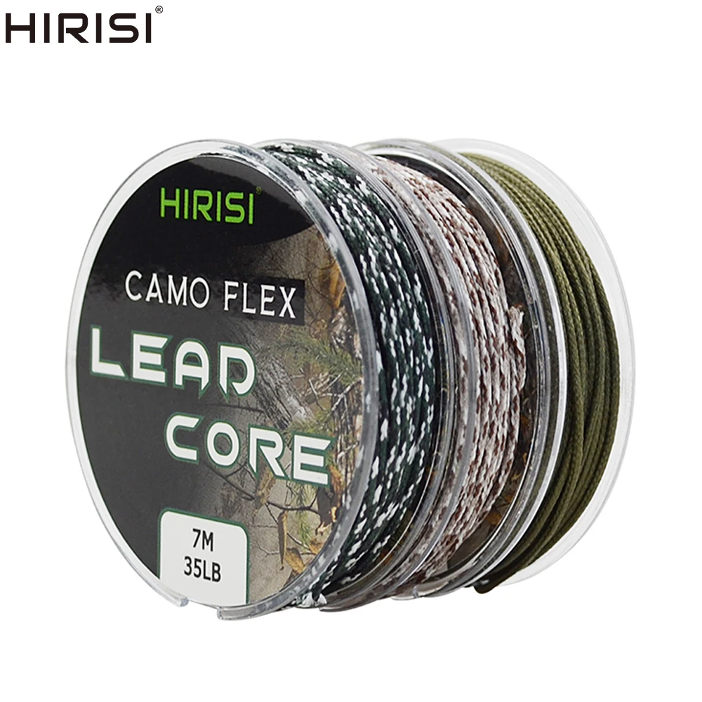 2 Rolls 35lb 7m Leadcore Carp Fishing Tackle Line Make Carp Hair Rigs 3