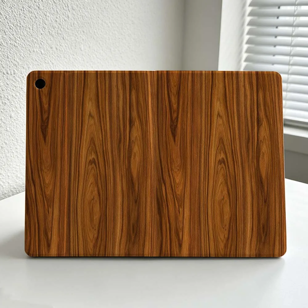 Natural Wood Grain Pattern Soft Tablet Case Cover