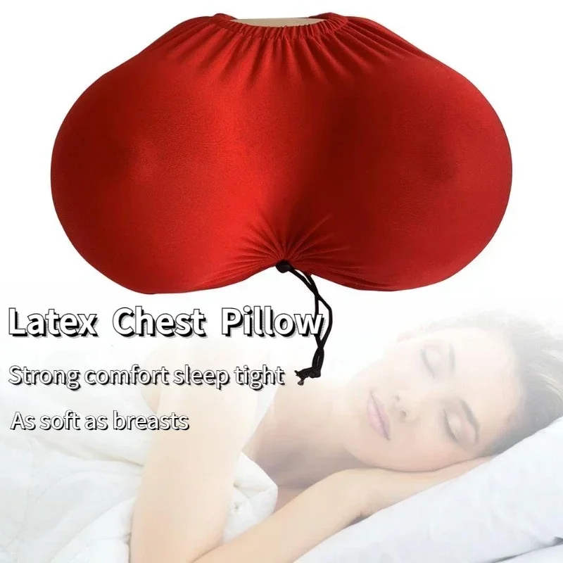 2025 Newest Home Latex Pillow Chest Pillow Back Pillow Chest Pad Fabric Comfortable Side Sleeping Cushion Factory Direct Sales 2