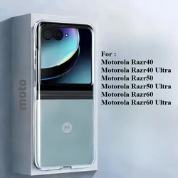 Transparent Thin Shockproof Case - Sleek & Lightweight Protective Cover for Motorola Razr 60 (Clear)