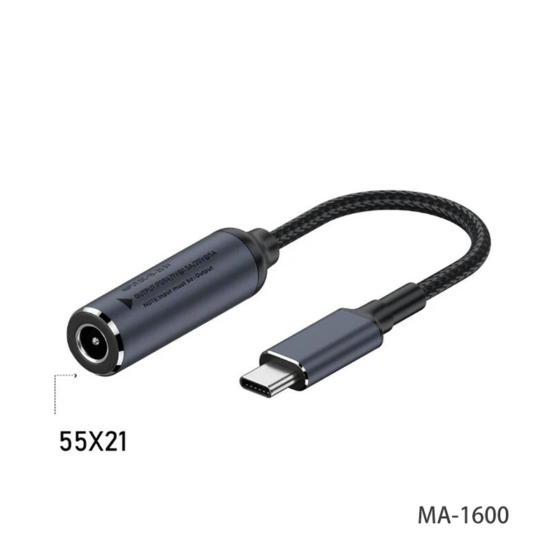 1PCS 100W DC Buchse auf Typ-C Adapter Kabel Universal Laptop PD Konverter Schnelle Ladekabel 5V/9V/20V Geeignet für Lenovo HP – Detail 11