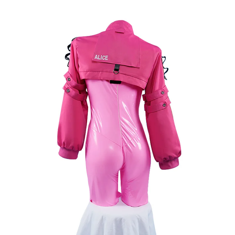 Cosplay Costumes Cosplay Wigs Women&rsquo;s Nikki Alice Cosplay Costume Bodysuit Ear Gloves Wig Cat suit