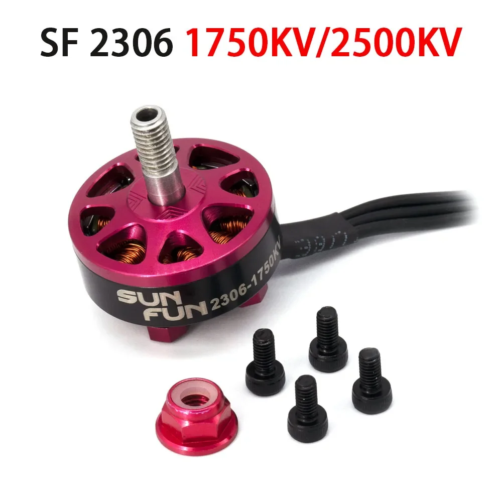 

DYS SONNE FUN SF2306 1750KV 2500KV CW Thread FPV Racing Brushless Motor For RC Drone Quadcopter Spare Parts