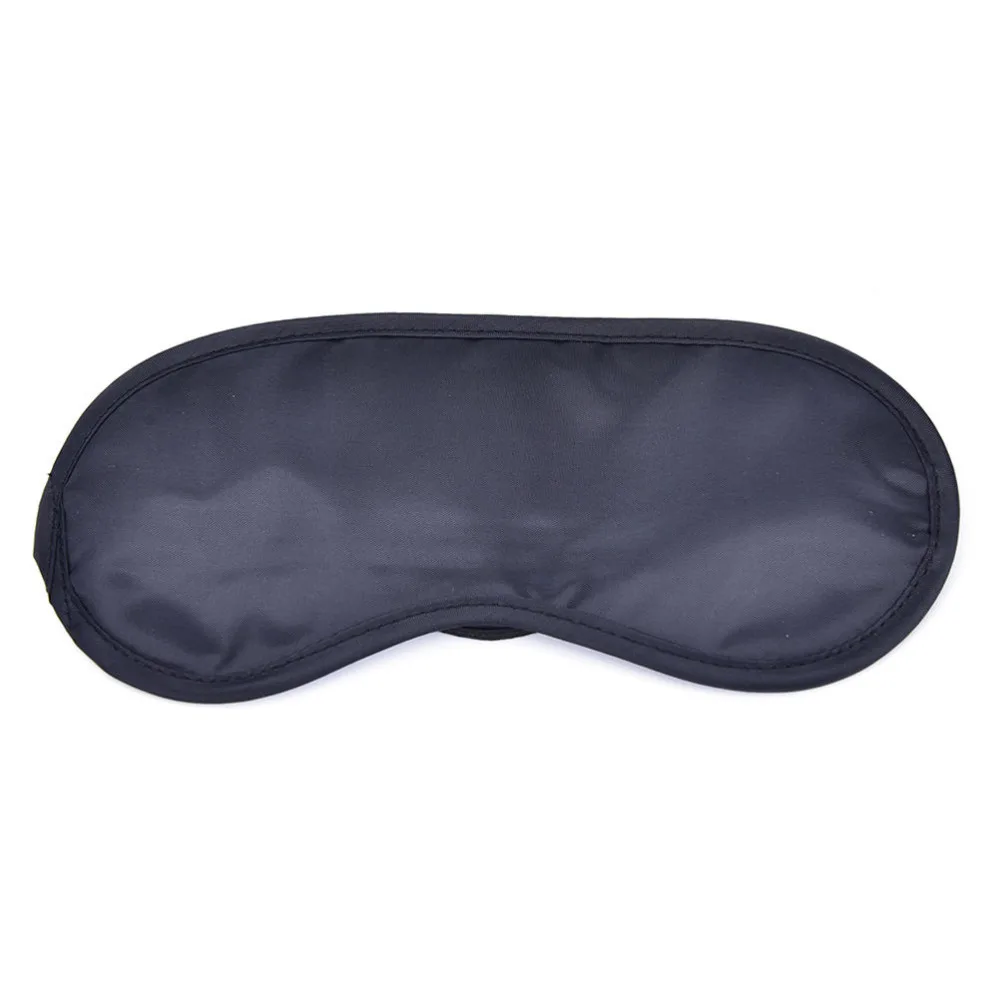 10 teile/los Schlaf schwarze Augen abdeckung Reise schlafende Augen maske Schatten Augenbinde Augenklappe Nacht wirtschaft liches Geschenk – Detail 9