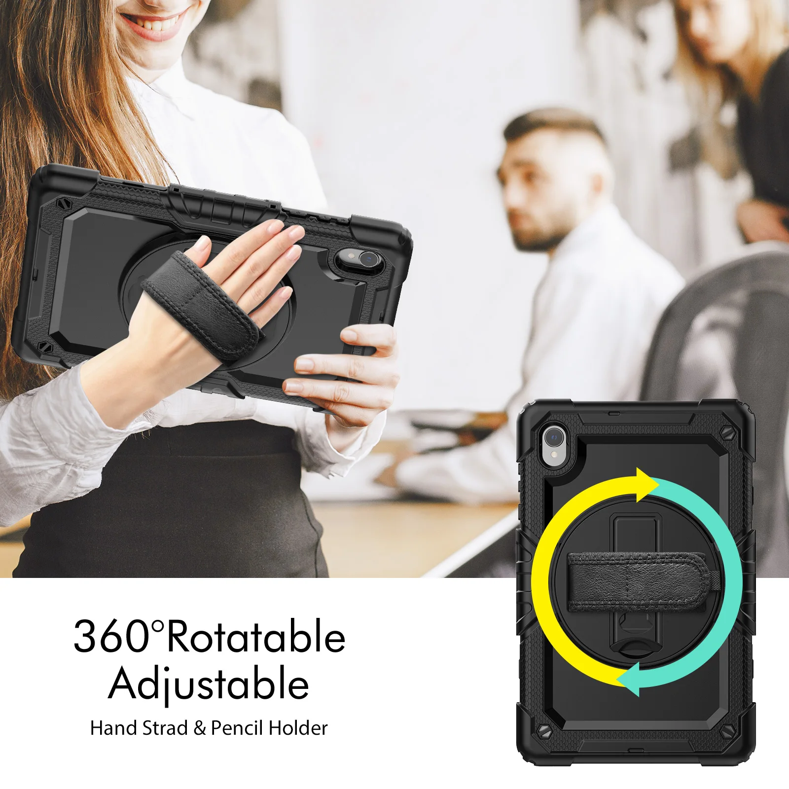 Armadura à Prova de Choque para Lenovo Capa Kickstand com Tela Pet e Alça de Ombro M10 3rd Gen Tb328fu 2nd Gen 101 Tb-x306 2023 Case - Imagem 2