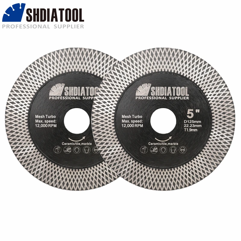 SHDIATOOLDia125mmXMeshDiamondSawBlade2PcsDouble-sidedCuttingDiscCeramicTilePorcelainMarble5inchDiscCutterPlate-AliExpress1420