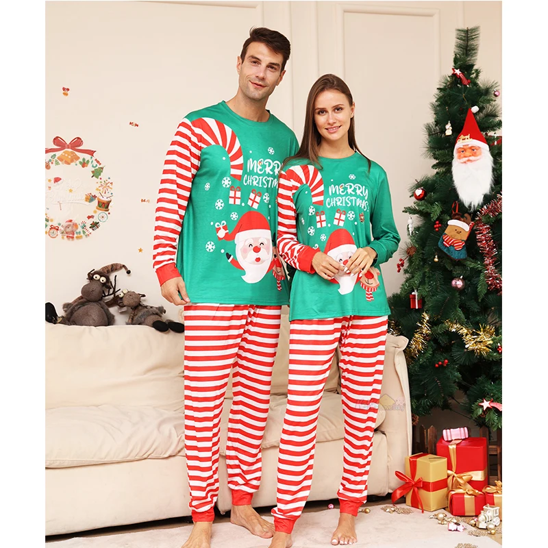 thumbnail image 5 of Conjunto de pijamas navideños a juego para toda la familia 2024, ropa de dormir navideña para adultos y niños, pijamas para madre e hija, ropa para padre e hijo, 5 of 5