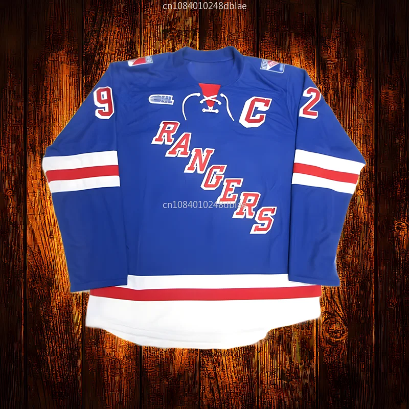 Vintage Kitchener Rangers 92 Gabe Landeskog Embroidery Stitched Hockey Jersey Youth Kids Adult Any Size And name 64