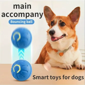 New Gravity Intelligent Jumping Ball Electric Charging Cat and Dog Toy Self Hi Pet Dog Toy Ball 1