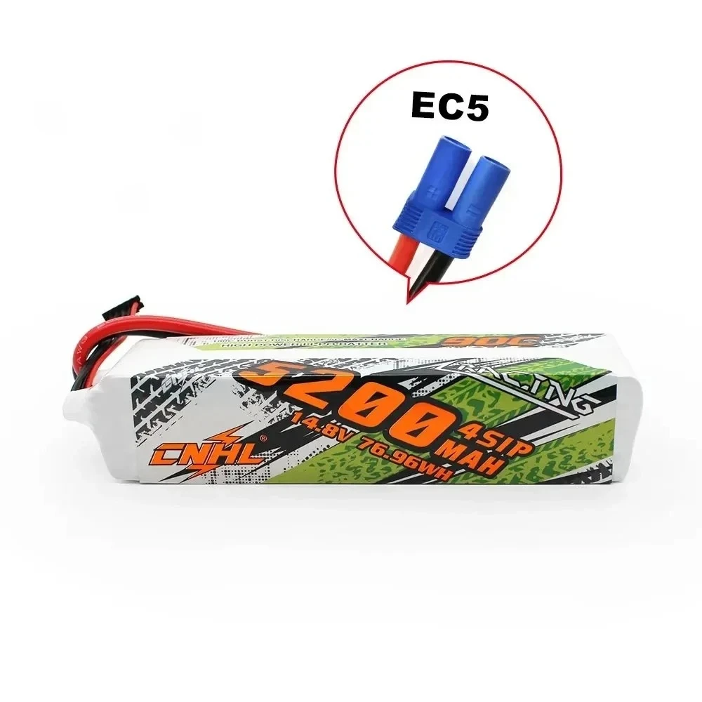Batterie Lipo CNHL 4S 14.8V 5200-9500mAh 90C EC5/QS8 pour RC