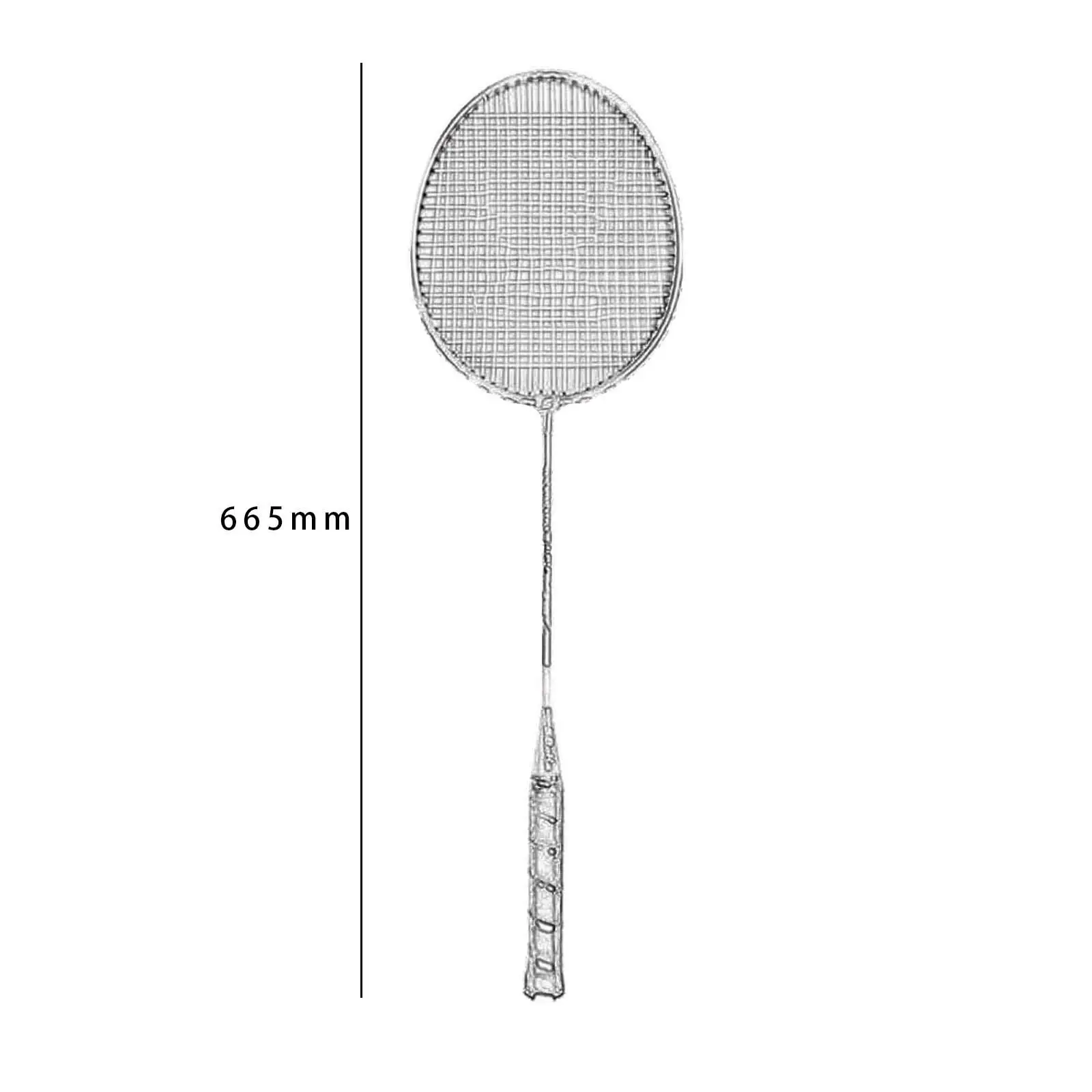 2 Pieces Badminton Racquet Set with Carry Bag for Kids Adults Badminton