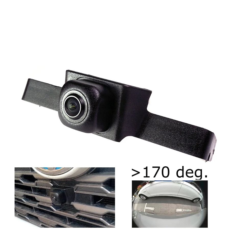 Caméra de stationnement frontale CCD 1920x1080P AHD180deg, pour Toyota RAV4 XA50 2020 2021, vision nocturne, étanche, HD 720P