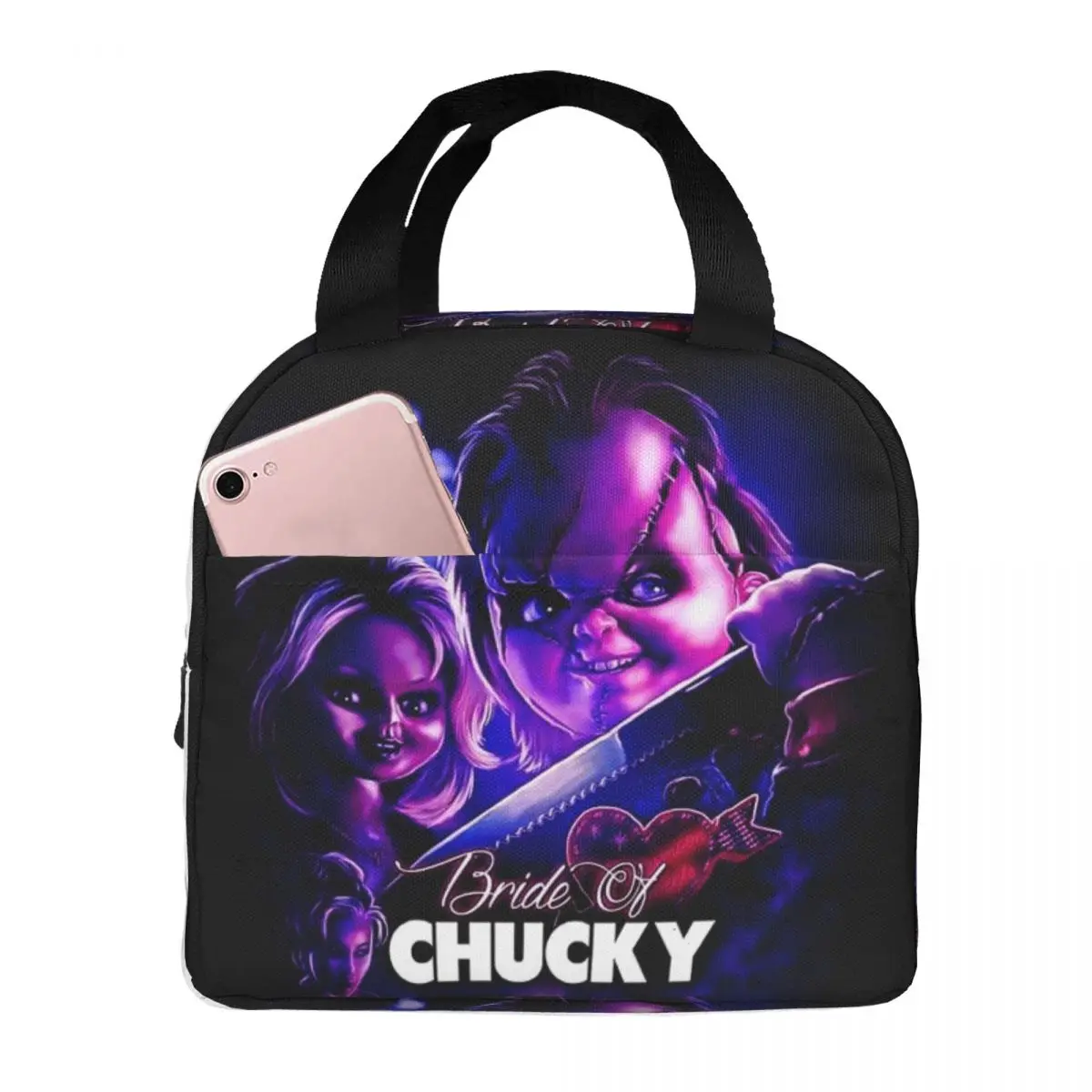 Sacchetti Per Il Pranzo Semi Di Chucky Borse Termiche Isolate Termicamente Impermeabile Picnic Work Film Horror Oxford Lunch Box Borse Per La Conserva