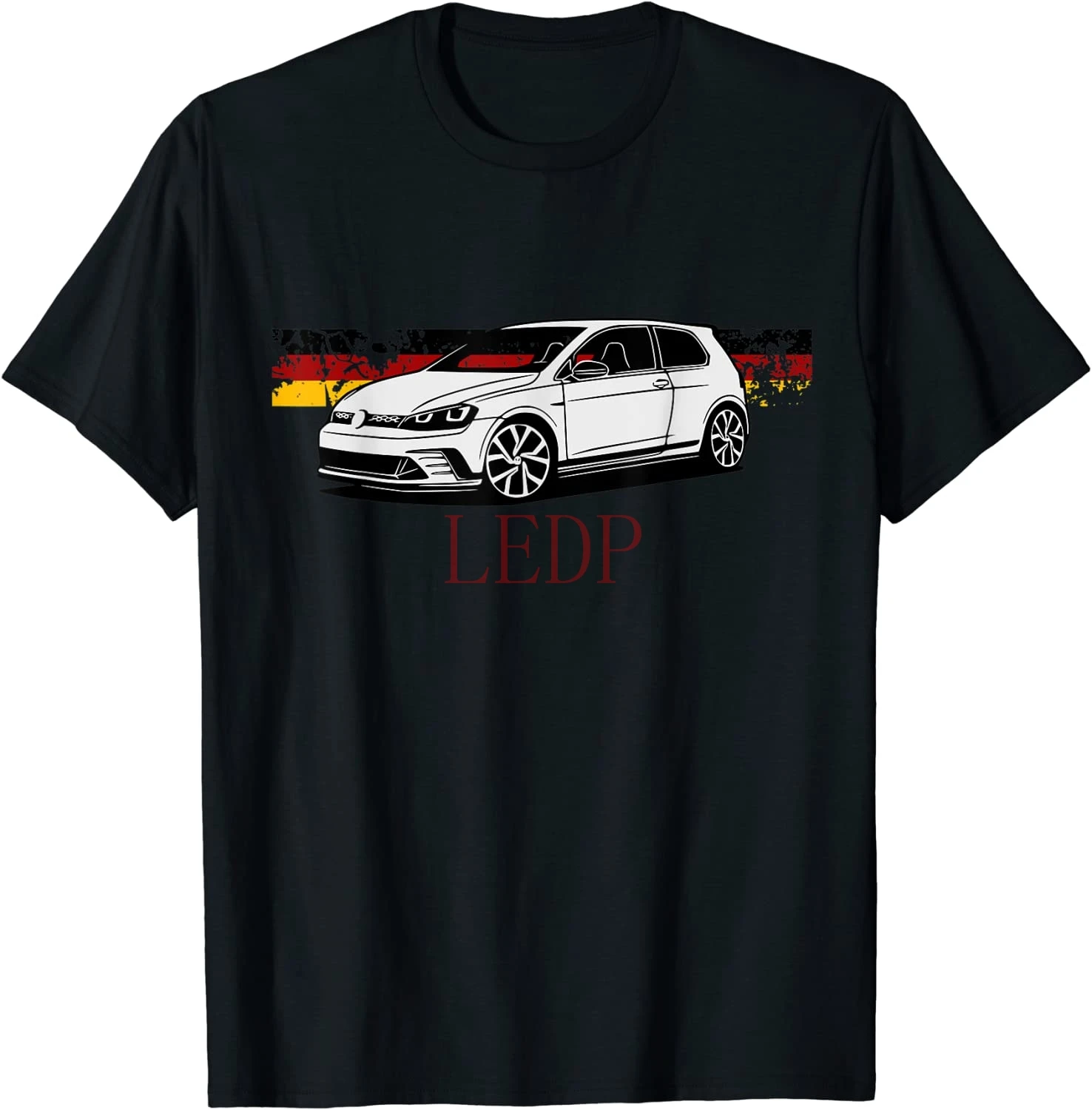 

Hot Hatch German Car Germany Sport Racing Tuning Mk7 Mk6 T-Shirt