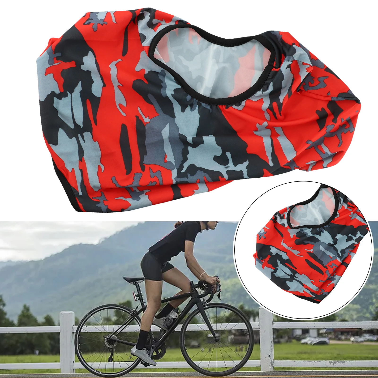 

Bandana 23x40 Cm Cycling Hunting Hat UV Protection Polyester Outdoor Balaclava Hood Motorcycle Bandana