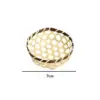 2x Bamboo Serving Basket Tray Handmade Multipurpose Decorative Rustic Farmhosue Woven Baskets Mini Serving Baskets Wicker Basket 6