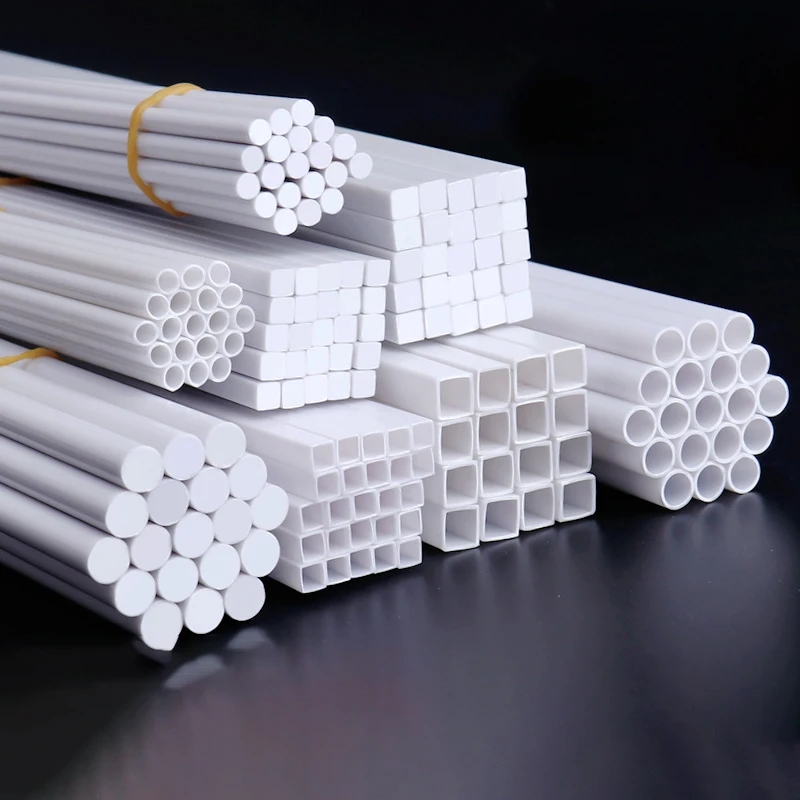DIY Building House Scene Materials ABS Plastic Stick Tube Accessories 25Pcs
