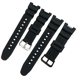 Suitable for Western Europe sgw-100 notch 12mm black rubber strap electronic watch chain men