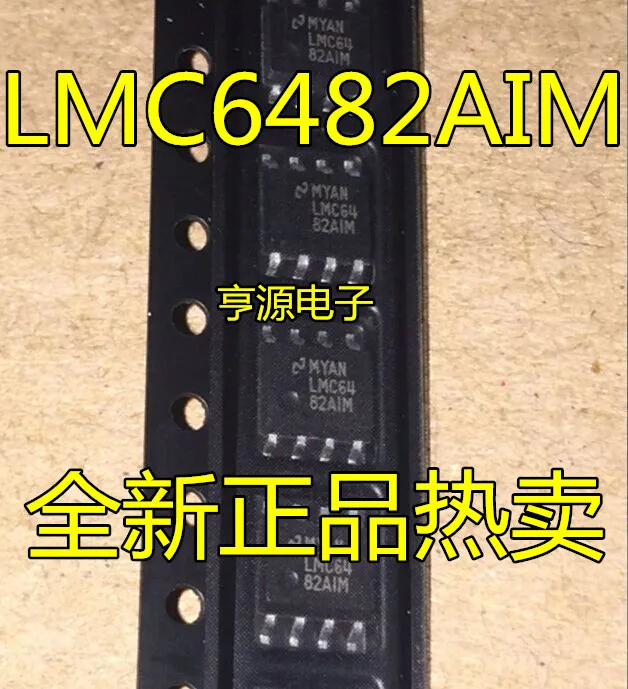 

Оригинальный новый чип LMC64 LMC6482AIM LMC6482 LMC6482IM чип SOP8 буферный усилитель чип