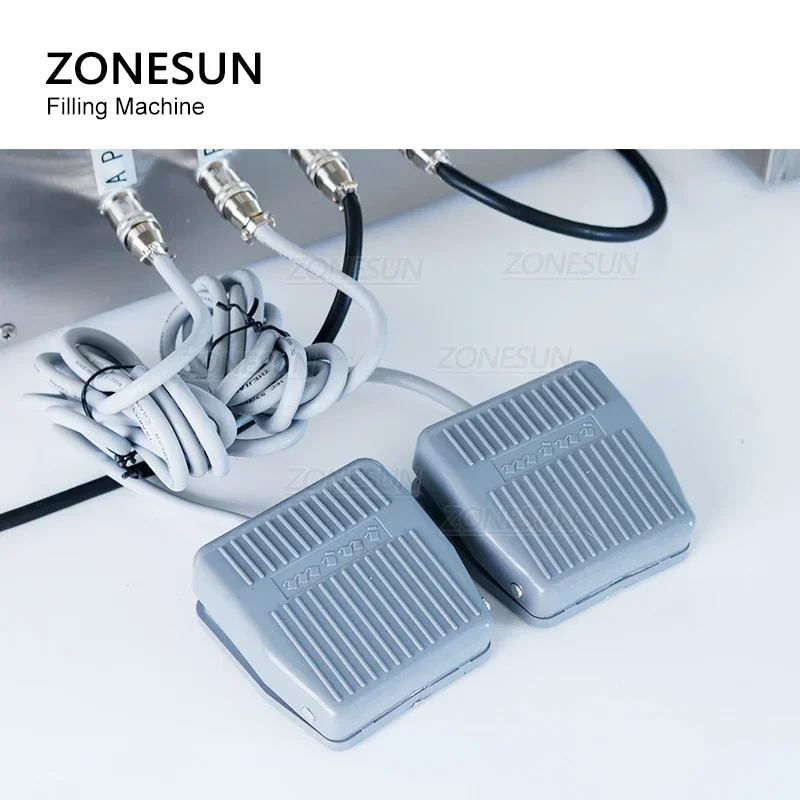 ZONESUN ZS-GP262W Filling and Weighing Machine Gear Pump Engine Cooking Oil Sunflower Oil Bottle Filler