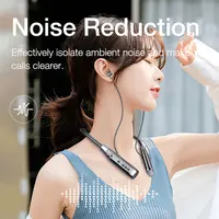 EARDECO 100 Hours Playback Bluetooth Headphone Neckband Wireless Headphones Bass Auriculares Bluetooth Earphone with Mic Stereo - Image 5
