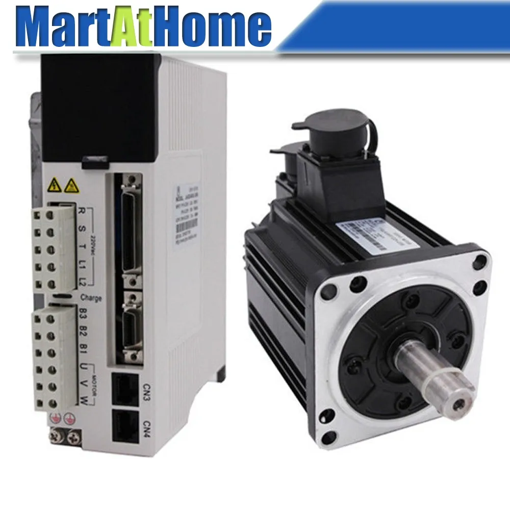 

CNC Servo Driver Kit 1.5 KW 5Nm 3000rpm 220V AC Servo Driver JASD15002-20B & AC Servo Motor 130JASM5152K-20B w/ Encoder