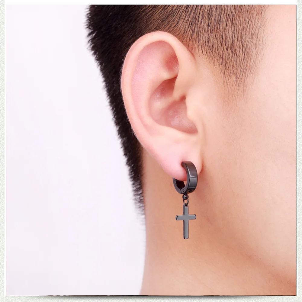 Stud Earrings 1 Pair 50 Different Types Shape Unisex Stainless Steel Piercing For Women Men